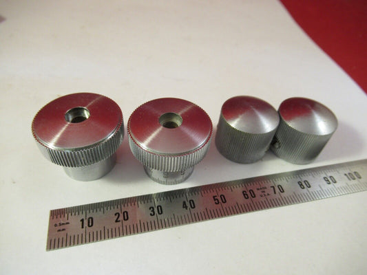 CARL ZEISS GERMANY SET of KNOBS MICROSCOPE PART AS PICTURED &10-A-14