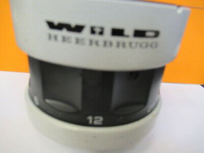 WILD HEERBRUGG 165481  STEREO LENS MAG CHG MICROSCOPE PART AS PICTURED #P4-FT-03