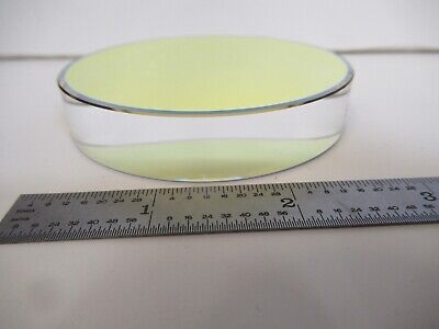 OPTICAL FLAT COATED 3" DIAMETER FUSED SILICA ZYGO OPTICS AS PICTURED &16-A-08