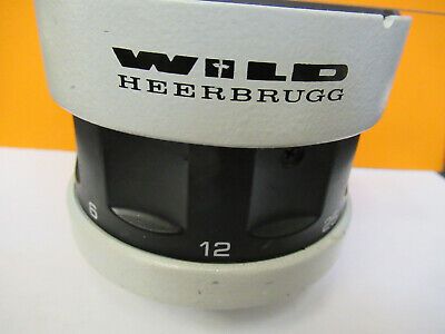 WILD HEERBRUGG 165481  STEREO LENS MAG CHG MICROSCOPE PART AS PICTURED #P4-FT-03