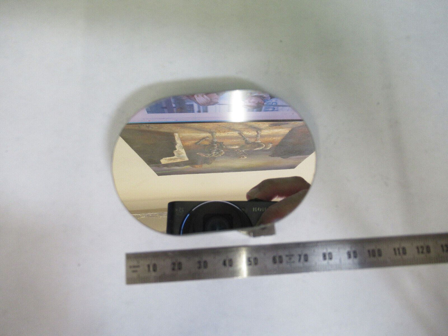 OPTICAL MOUNTED MIRROR MIL SPEC [scratches] OPTICS AS PICTURED Z1-A-82