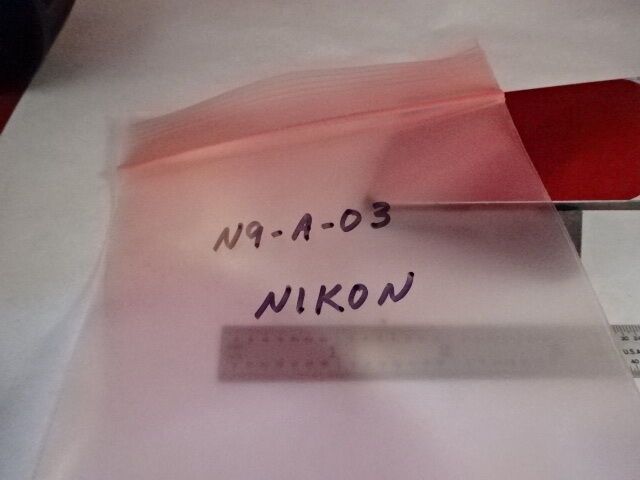 MICROSCOPE PART NIKON JAPAN ILLUMINATOR INTERNAL MIRROR OPTICS AS IS #N9-A-03