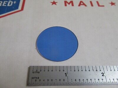 WILD HEERBRUGG SWISS BLUE CLEAR FILTER MICROSCOPE PART OPTICS &12-A-122