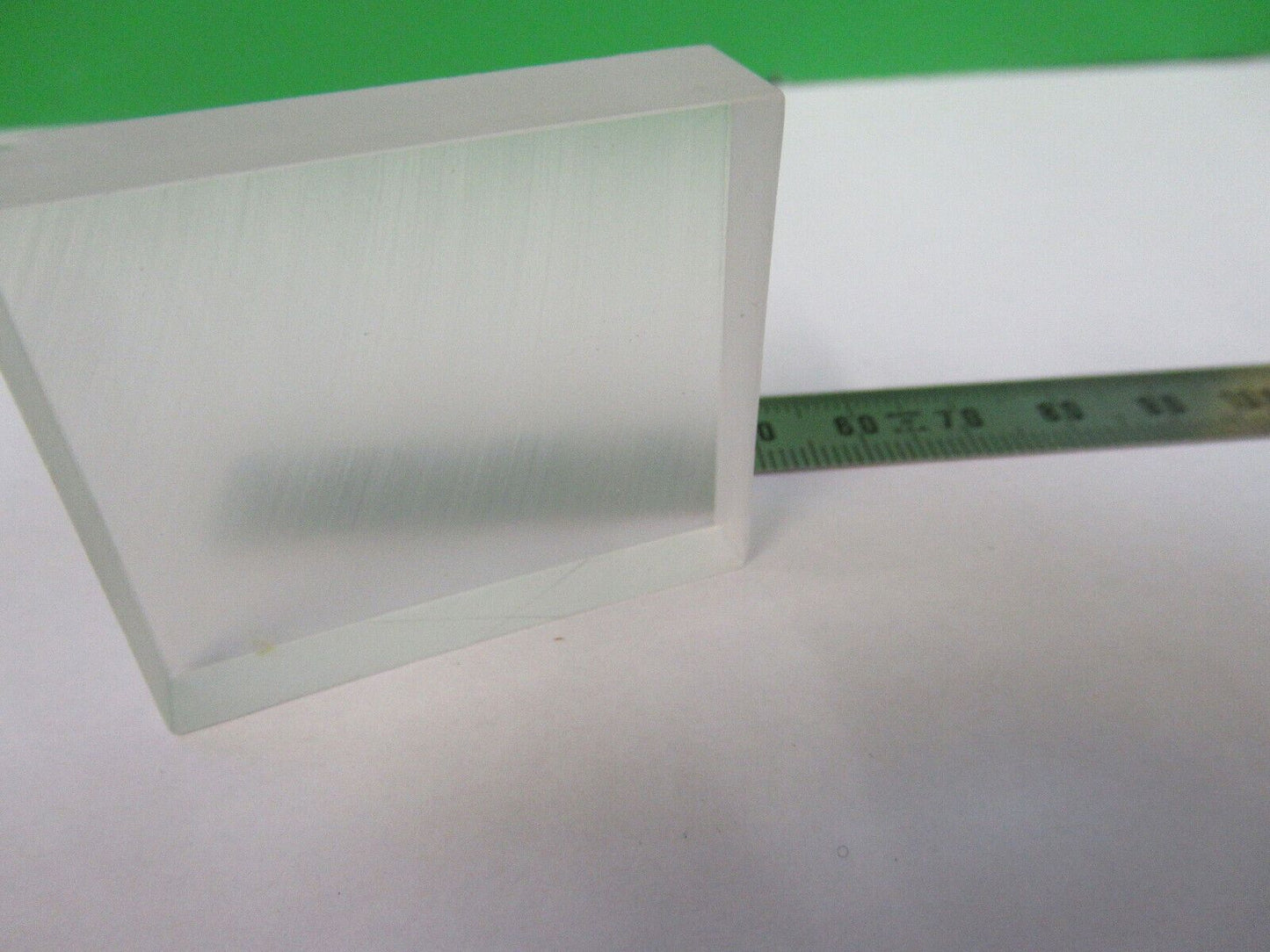 OPTICAL UNCOATED CONCAVE GLASS MIRROR BLANK OPTICS AS PICTURED &W5-B-77