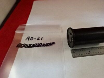 MICROSCOPE PART EYEPIECE OCULAR HUYGENIAN 9X OPTICS AS IS #AO-21