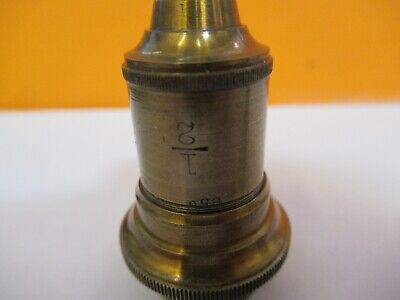 ANTIQUE GUNDLACH ROCHESTER OBJECTIVE 1/2 MICROSCOPE PART AS PICTURED &8M-A-07