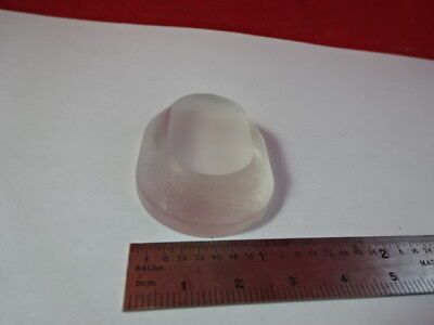 OPTICAL OVAL GLASS PRE-FORM POLISHED FACE MIL SPEC USA OPTICS AS PICTURED &94-72