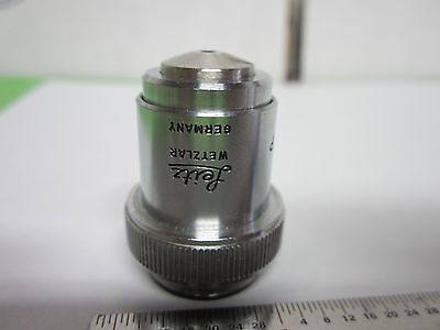 OPTICAL MICROSCOPE LEITZ GERMANY OBJECTIVE PL 50X INFINITY OPTICS BIN#46-L-22