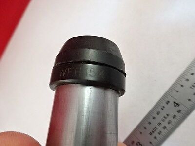 MICROSCOPE PART UNITRON EYEPIECE OCULAR WFH15X OPTICS AS IS B#X6-B-17