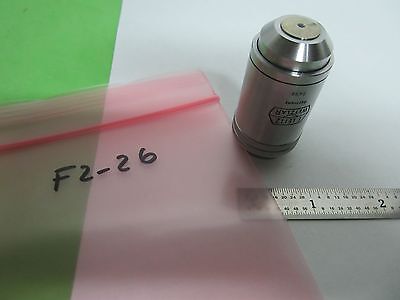 MICROSCOPE PART OBJECTIVE LEITZ C PL OEL 100X OPTICS BIN#F2-26