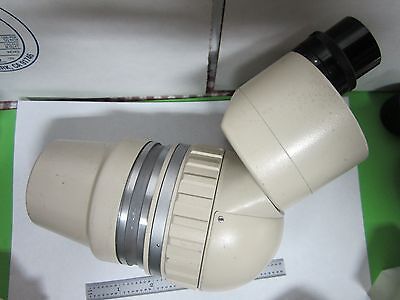 STEREO MICROSCOPE HEAD OLYMPUS PART 338909 OPTICS  WITHOUT EYEPIECE BIN#L4-14