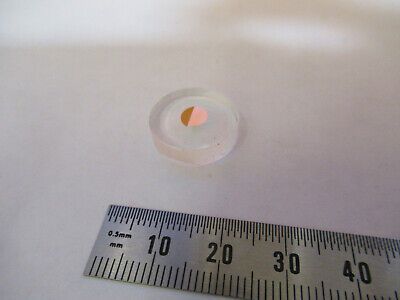 OPTICAL HP HEWLETT PACKARD SILICA COATED LENS LASER OPTICS AS PICTURED R5-A-65