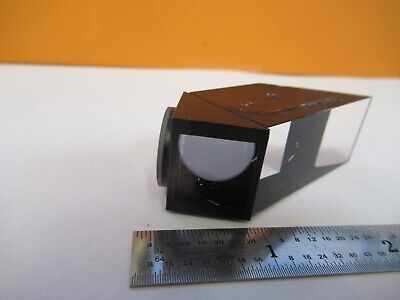 NIKON JAPAN GLASS PRISM HEAD MICROSCOPE PART OPTICS AS PICTURED &85-B-108