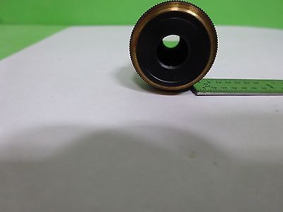 MICROSCOPE PART OBJECTIVE OLYMPUS JAPAN M40 40X OPTICS AS IS BIN#Y3-H-09