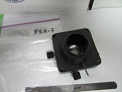 OPTICAL CALCIUM FLUORIDE LENS MOUNTED INFRARED LASER OPTICS AS IS BIN#F5-R-07