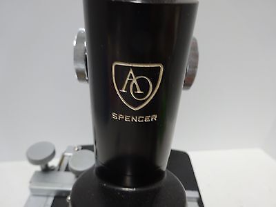 FOR PARTS SPENCER AO  BRASS MICROSCOPE AMERICAN OPTICS AS IS BIN#TD-3 vii