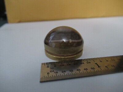 OPTICAL THICK PLANO CONVEX DOME RARE OPTICS AS PICTURED &F4-A-63