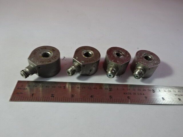 LOT 4 EA MEGGITT ENDEVCO 7221 VIBRATION ACCELEROMETER SENSOR AS IS #94-16