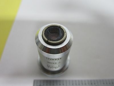 MICROSCOPE PART OBJECTIVE LEITZ PL 16X OPTICS AS IS BIN#H6-19