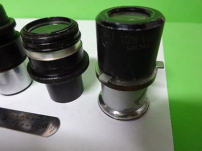 LOT 6 EA MICROSCOPE EYEPIECES ASSORTED OPTICS #W1-02