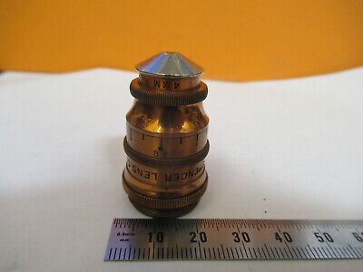 ANTIQUE BRASS SPENCER OBJECTIVE ADJUST MICROSCOPE PART AS PICTURED 4B-FT-24