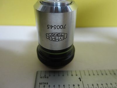 MICROSCOPE PART OBJECTIVE OLYMPUS PO40 40X OPTICS AS IS BIN#T9-18