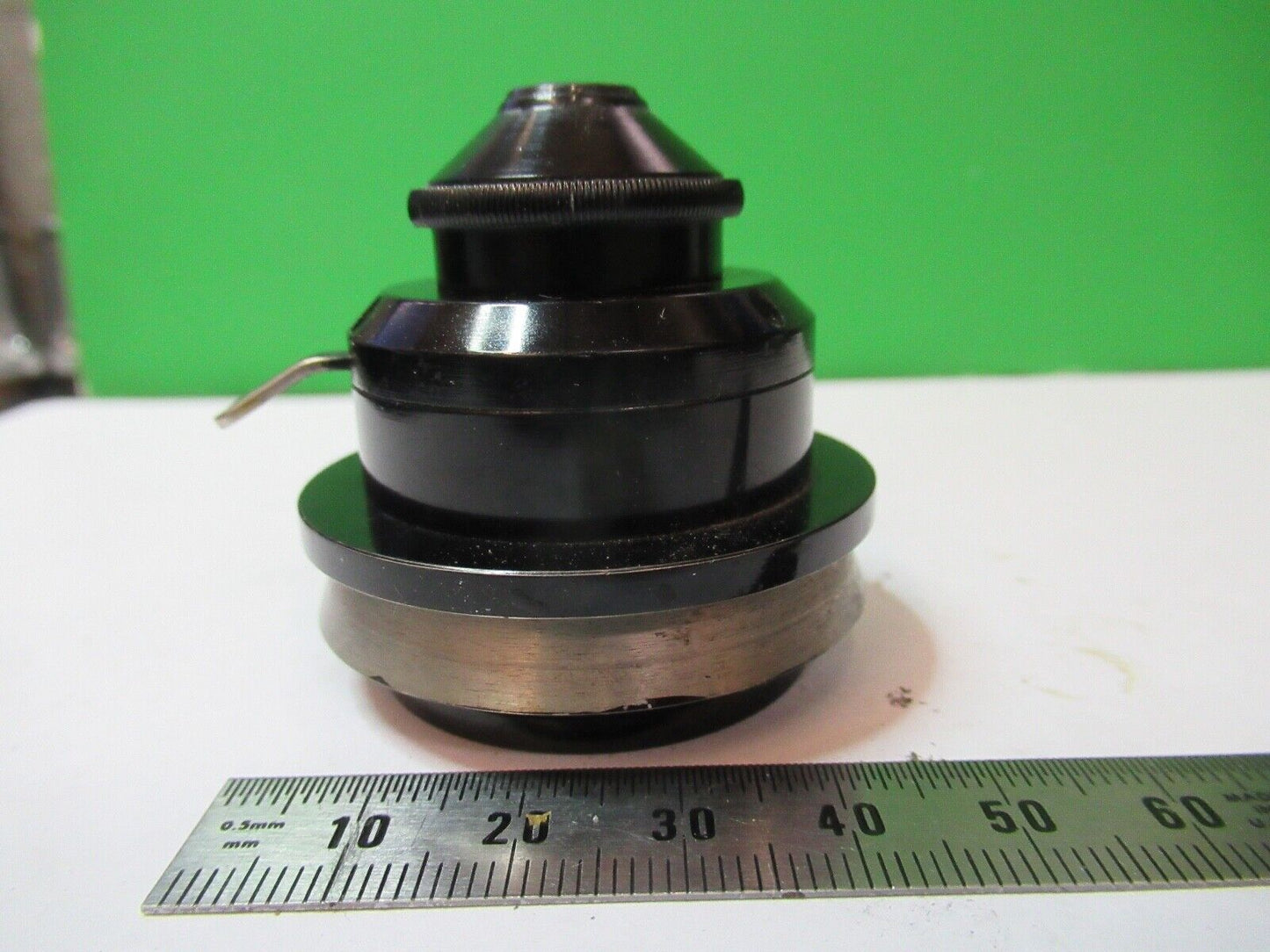 SPENCER AO CONDENSER + IRIS ASSEMBLY MICROSCOPE PART AS PICTURED G5-A-24