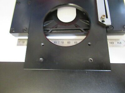 FOR PARTS LEITZ GERMANY XY STAGE TABLE MICROSCOPE PART AS PICTURED #B7-A-08