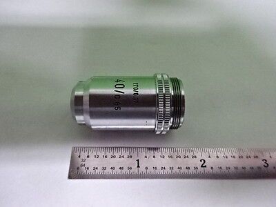 MICROSCOPE PART OBJECTIVE LEITZ WETZLAR GERMANY 40X OPTICS AS IS B#4-DT-A-1