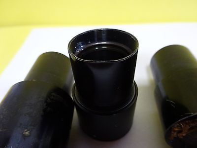 LOT MICROSCOPE EYEPIECES OCULAR OPTICS  #X8-40