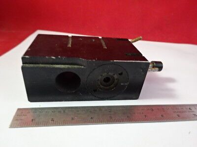 MICROSCOPE PART 563345 IRIS DIAPHRAGM SLIDE LEITZ GERMANY AS PICTURED &95-44