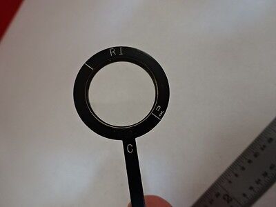 MICROSCOPE PART ZEISS POLARIZER RETARDER SLIDE POL OPTICS AS IS #T2-B-15