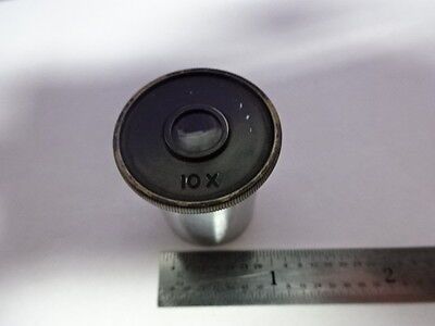 VINTAGE LEITZ GERMANY 10X OPTICS MICROSCOPE EYEPIECE OPTICAL OCULAR &AC-28