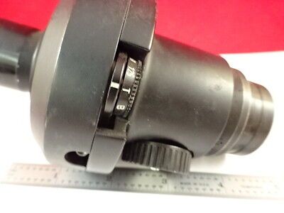 MICROSCOPE PART PHOTO EYEPIECE + SHUTTER OPTICS AS IS #D3-A-16