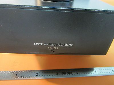 OPTICAL MICROSCOPE PART LEITZ WEZTLAR GERMANY TRINOCULAR HEAD OPTICS BIN#13