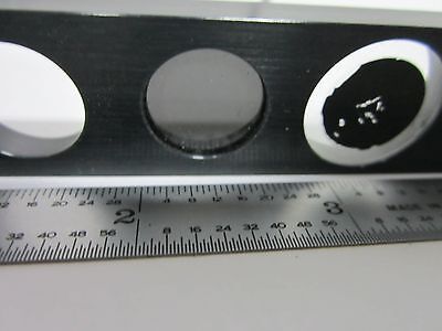 FOR PARTS MICROSCOPE PART SLIDE FILTER OPTICS AS IS BIN#M8-32