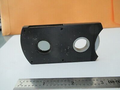 WILD SWISS POLARIZER SLIDE ROTABLE OPTICS MICROSCOPE PART AS PICTURED F3-A-82