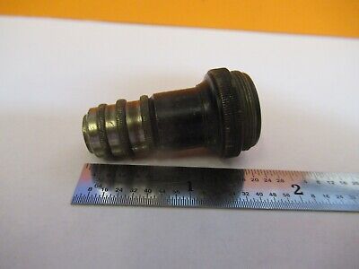 ANTIQUE BRASS REICHERT 60X OBJECTIVE MICROSCOPE PART AS PICTURED &7B-B-18