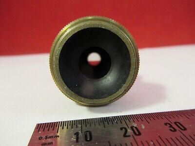 ANTIQUE BRASS OBJECTIVE BAUSCH LOMB 1/6 OPTICS MICROSCOPE AS PICTURED #10-B-32