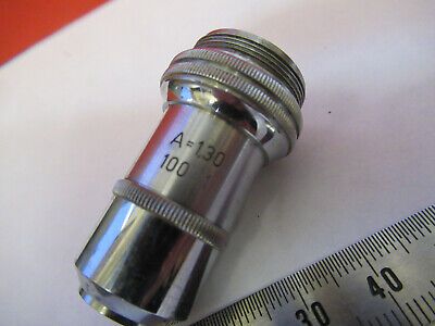 ANTIQUE LEITZ WETZLAR LENS 1/12 OBJECTIVE MICROSCOPE PART AS PICTURED &B3-B-44