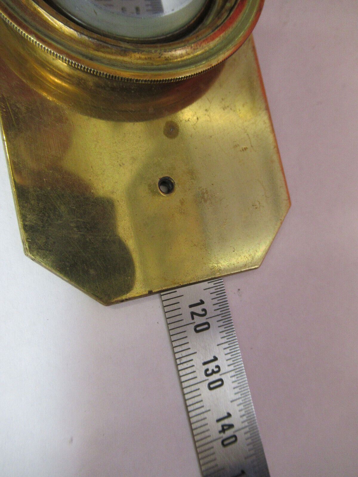 ANTIQUE BRASS COMPRESSORIUM  SLIDE UK MICROSCOPE PART AS PICTURED &S9-A-64