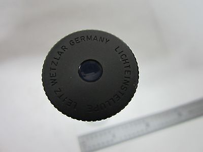 MICROSCOPE PART  EYEPIECE LICHTEINSTELLUPE GERMANY OPTICS BIN#S2-22