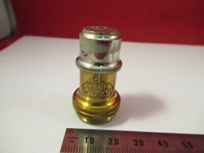 ANTIQUE ERNST LEITZ GERMANY OBJECTIVE 45X OPTICS MICROSCOPE PART AS PIC &8-B-62