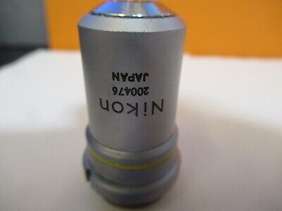 NIKON JAPAN OPTICS 10X OBJECTIVE MICROSCOPE PART AS PICTURED &1E-C-70