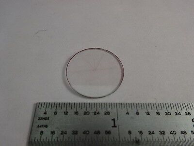 RETICLE MICROSCOPE PART OPTICS OPTICAL PART AS IS &AQ-A-02