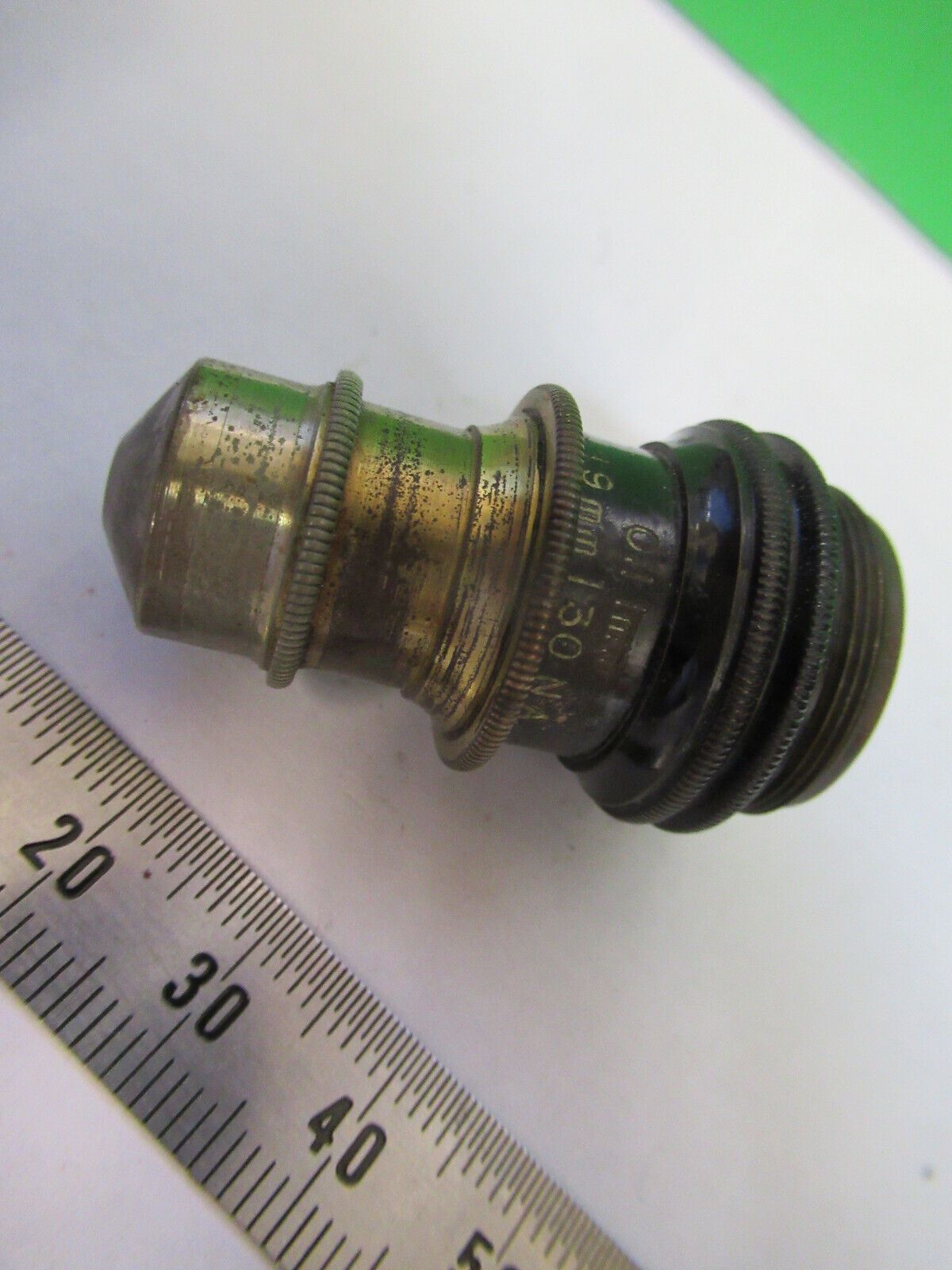 BAUSCH LOMB 1.9mm OBJECTIVE ANTIQUE MICROSCOPE PART AS PICTURED #R1-A-75