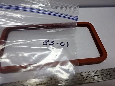 OPTICAL THICK GLASS WINDOW VIEWER SILICONE GASKET OPTICS #83-01