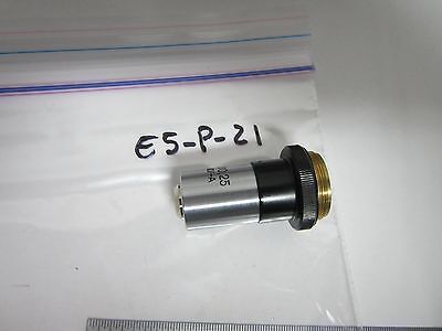 MICROSCOPE PART OBJECTIVE AUS JENA 10X OPTICS AS IS BIN#E5-P-21