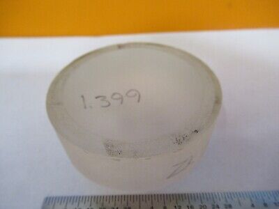 OPTICAL GLASS PREFORM CONCAVE LENS OPTICS AS PICTURED &47-A-25