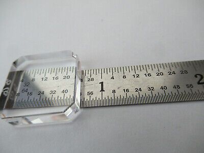 OPTICAL MIL SPEC fused silica PRISM square LASER OPTICS AS PICTURED &F5-A-18